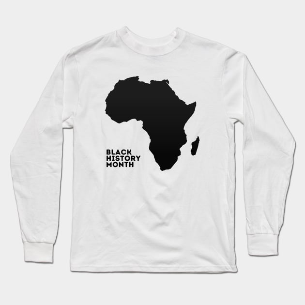 BHM - Black History Month Long Sleeve T-Shirt by ClorindaDeRose